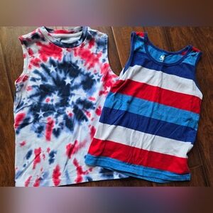 Boys Patriotic Tanks XS/S 5